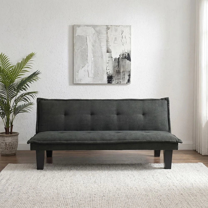 V2 Manolo Fabric Sofabed - Black