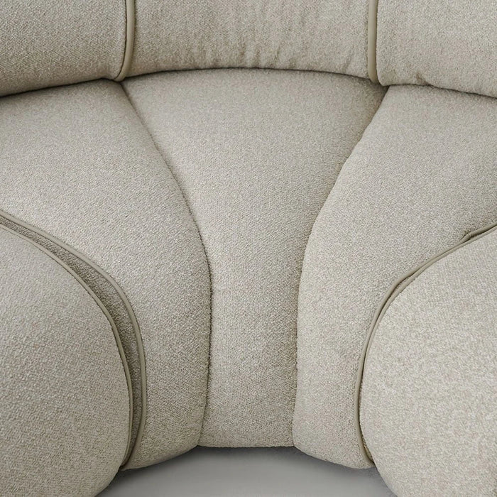 Arden Sectional Corner Fabric  Sofa -Beige