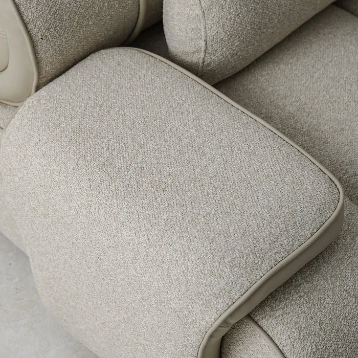 Arden Sectional Corner Fabric  Sofa -Beige