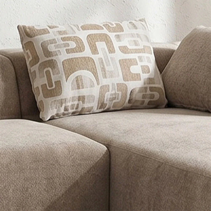 Velora Fabric Right Corner Sofa Bed - Brown