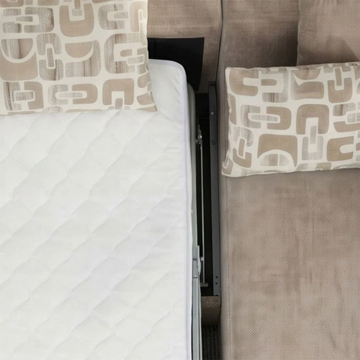 Velora Fabric Right Corner Sofa Bed - Brown