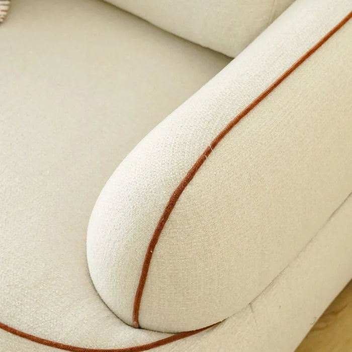 Brenna 2 Seater Fabric Sofa - Beige