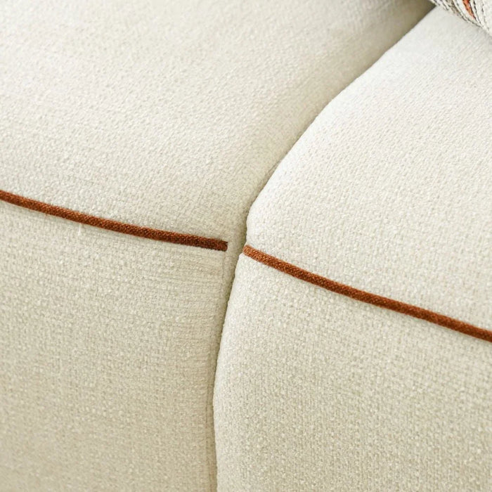 Brenna 2 Seater Fabric Sofa - Beige