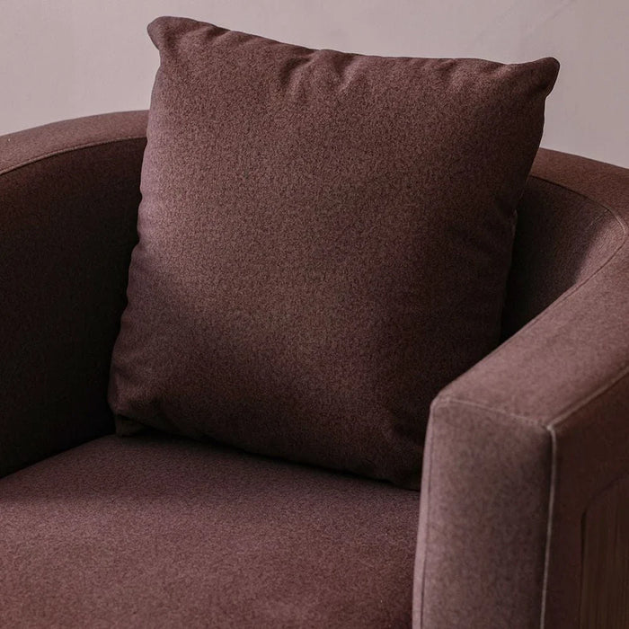Krish 1-Seater Fabric Sofa - Brown - With 2-Year Warranty
