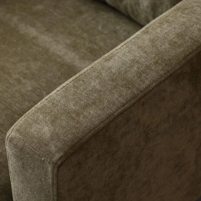 Benji 1 Seater Fabric Sofa - Green