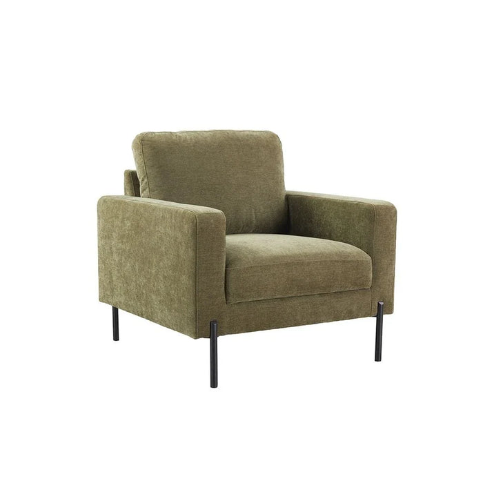 Benji 1 Seater Fabric Sofa - Green