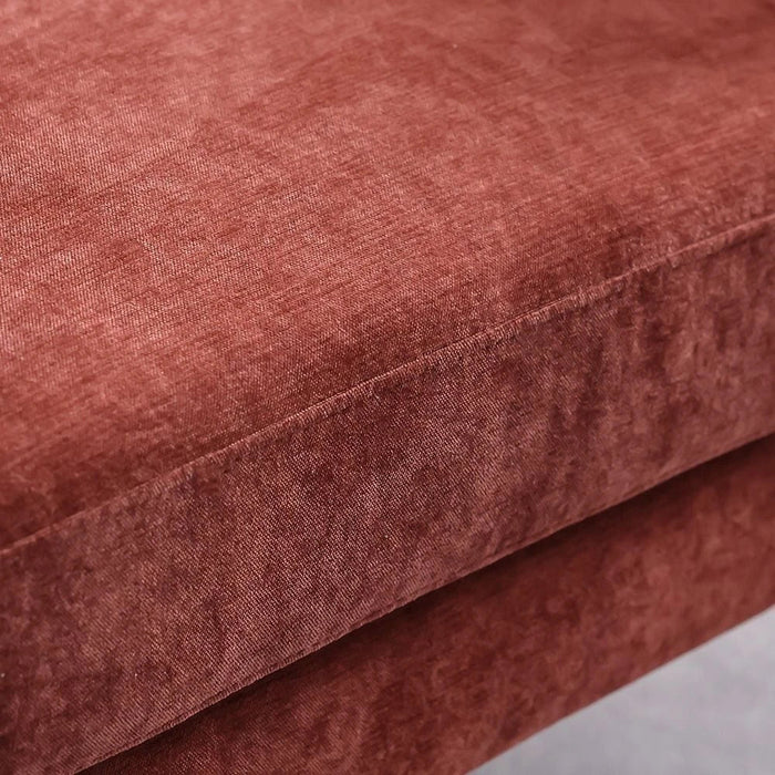 Benji 1 Seater Fabric Sofa - Red