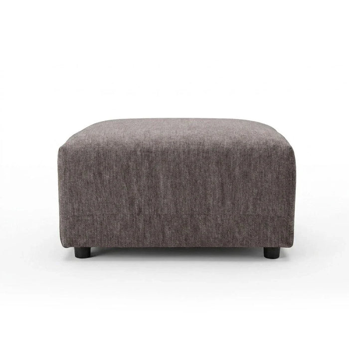 Benjo Ottoman Fabric Modular Sofa - Brown