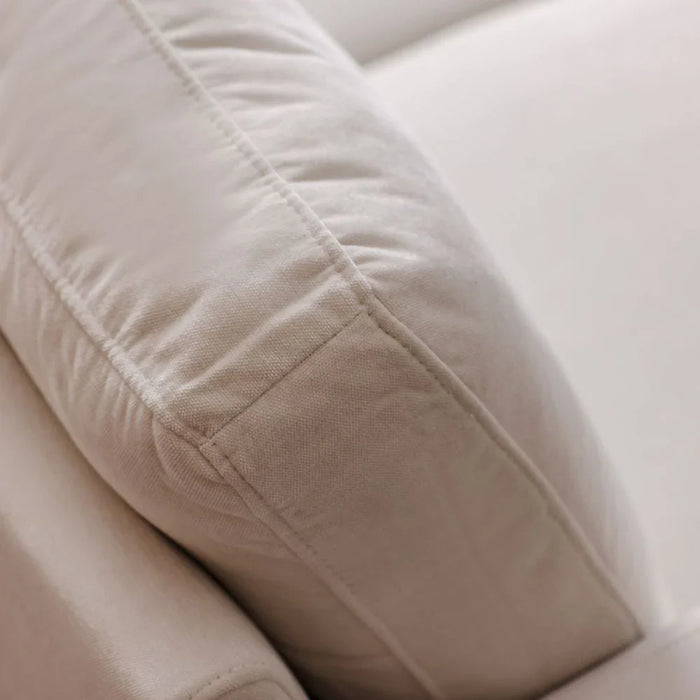 Benji 2-Seater Fabric Sofa - Beige - With 2-Year Warranty