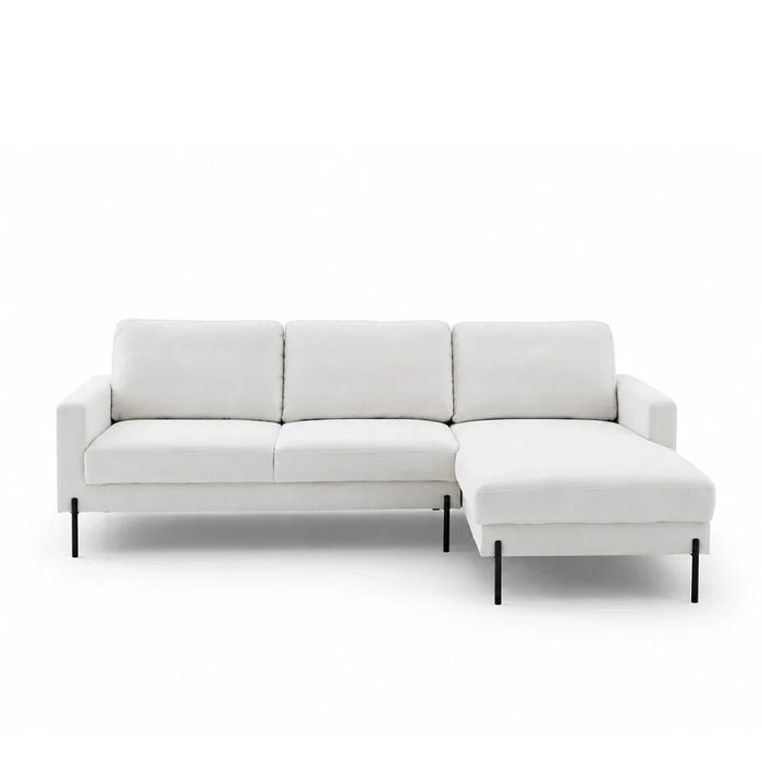 Brandon Fabric Right Corner Sofa - Beige