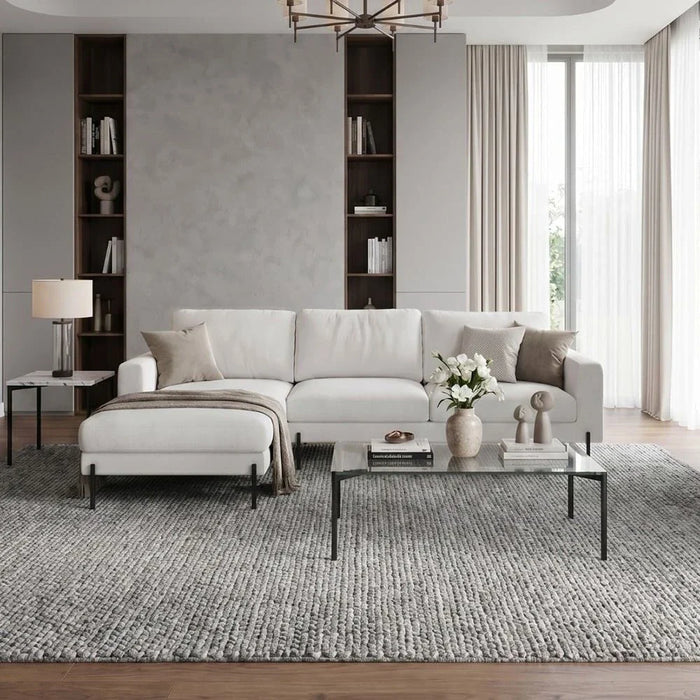 Brendon Fabric Leftæ Corner Sofa - Beige