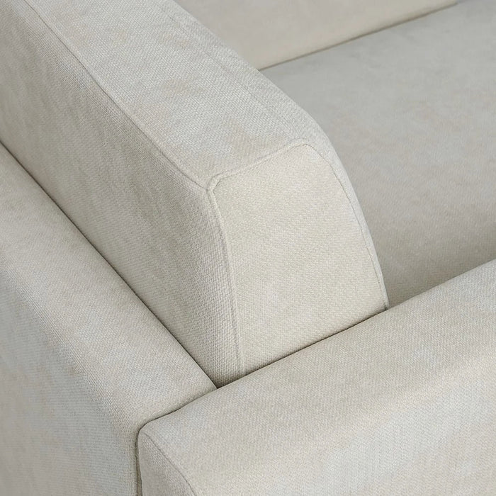 Darion Fabric Left Corner Sofa Bed With  Storage - Beige
