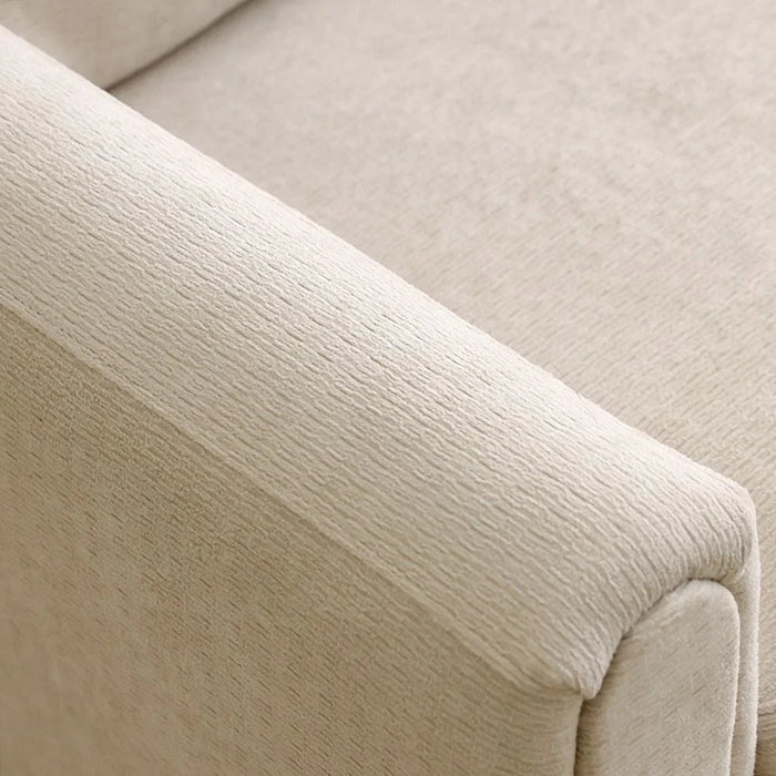 Arjun 3-Seater Fabric Sofa - Beige - With 2-Year Warranty