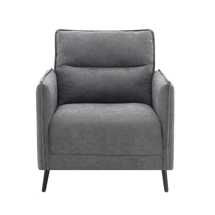 Aisha 1 Seater Fabric Sofa - Grey