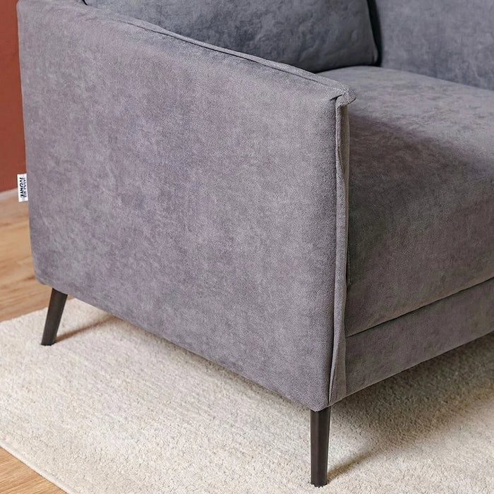 Aisha 1 Seater Fabric Sofa - Grey