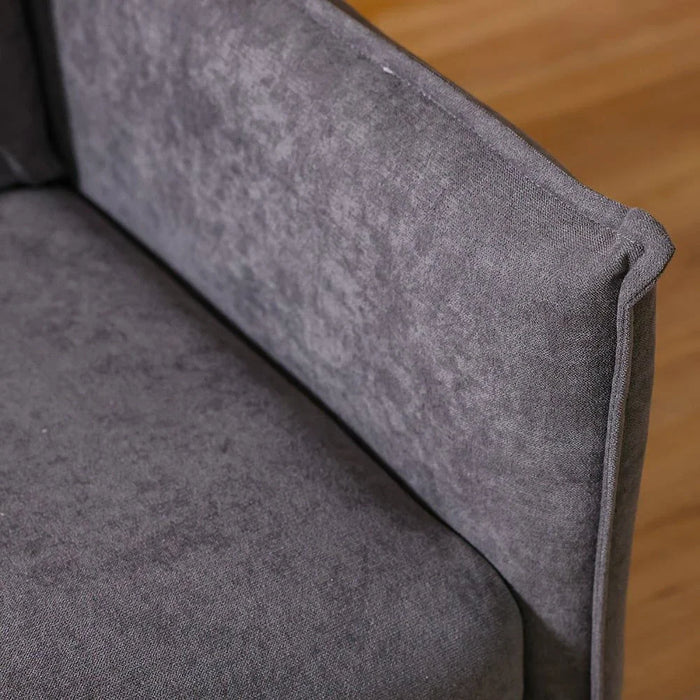 Aisha 1 Seater Fabric Sofa - Grey