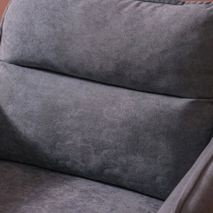 Aisha 1 Seater Fabric Sofa - Grey