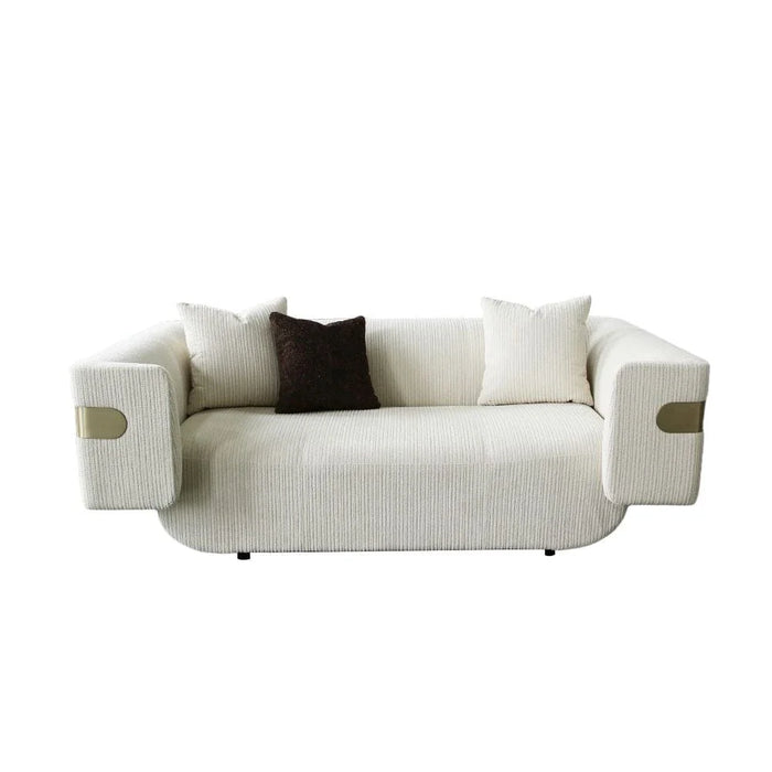 Dravena 2 Seater Fabric Sofa - Beige