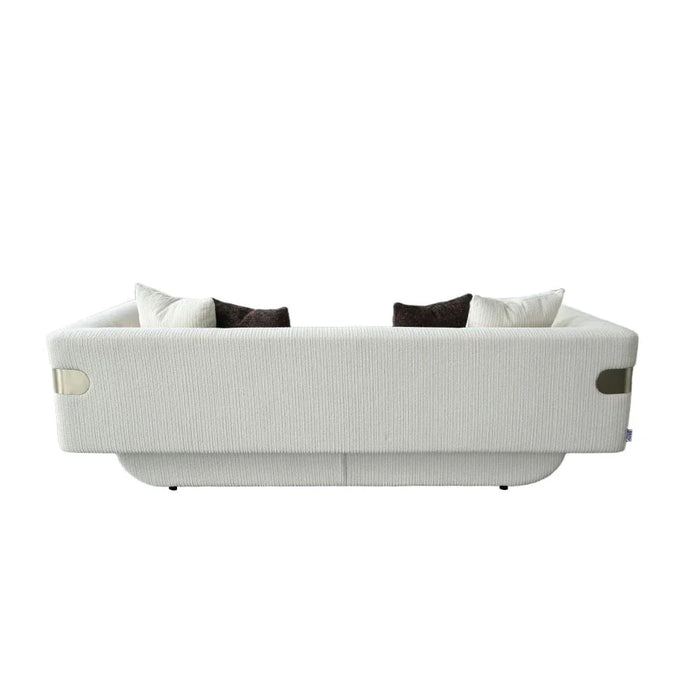 Dravena 3 Seater Fabric Sofa - Beige