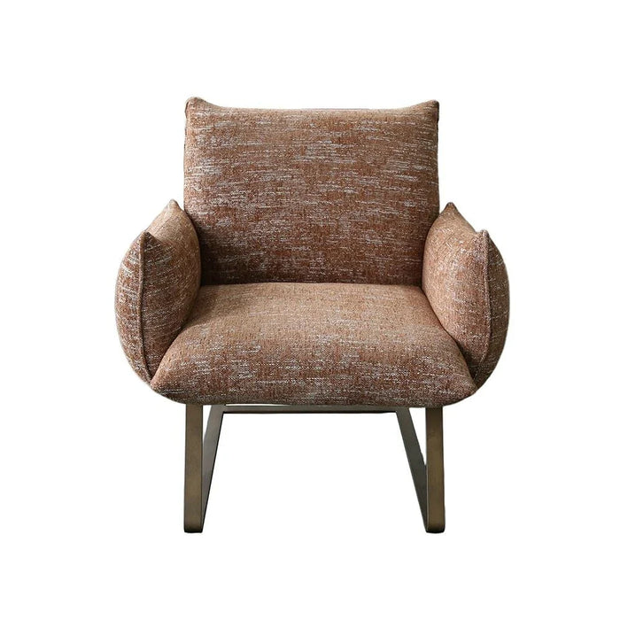 Dravena 1 Seater  Fabric Sofa - Brown