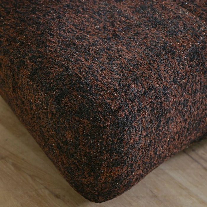 Demaris 1 Seateræ Fabric Sofa - Dark Brown