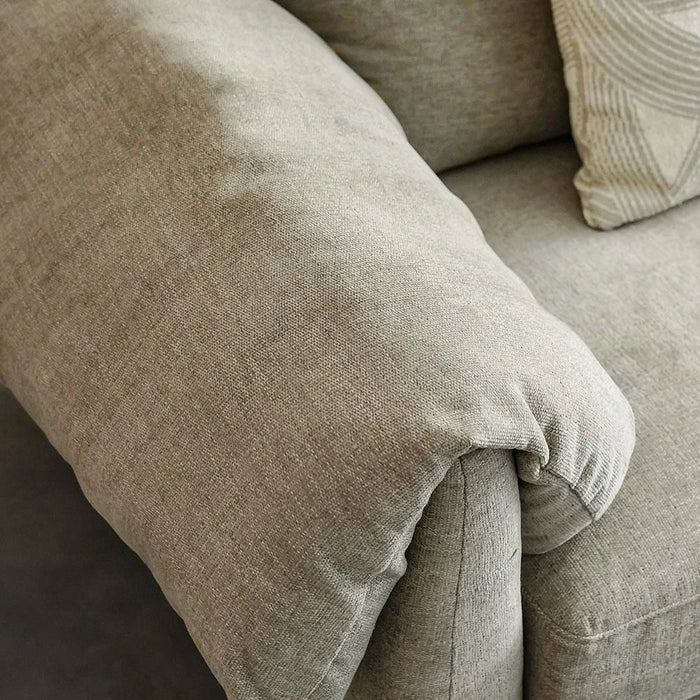 Khiara 1-Seater Fabric Sofa - Grey - With 2-Year Warranty