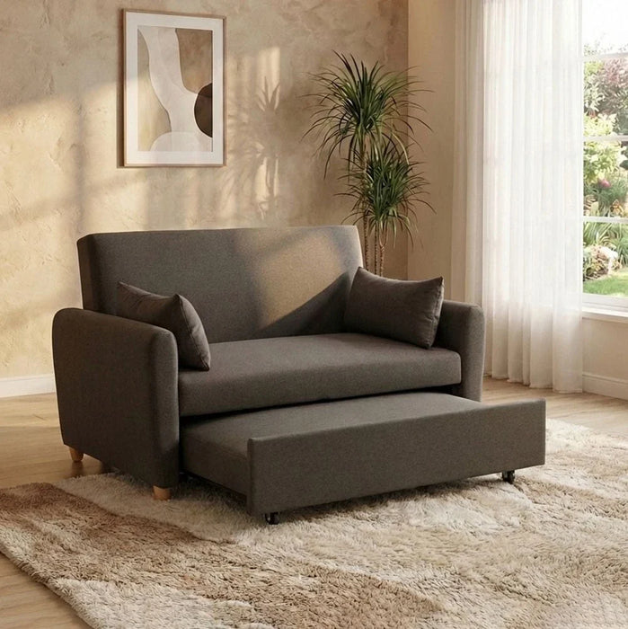 Alpha 2-Seater Fabric Sofa Bed