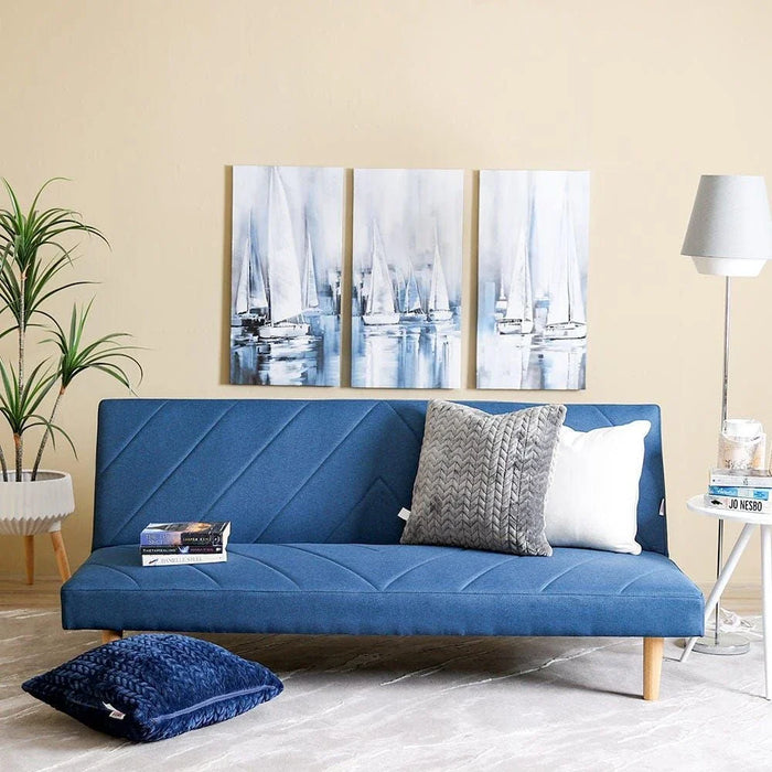 Eudora 3-Seater Fabric Sofa Bed