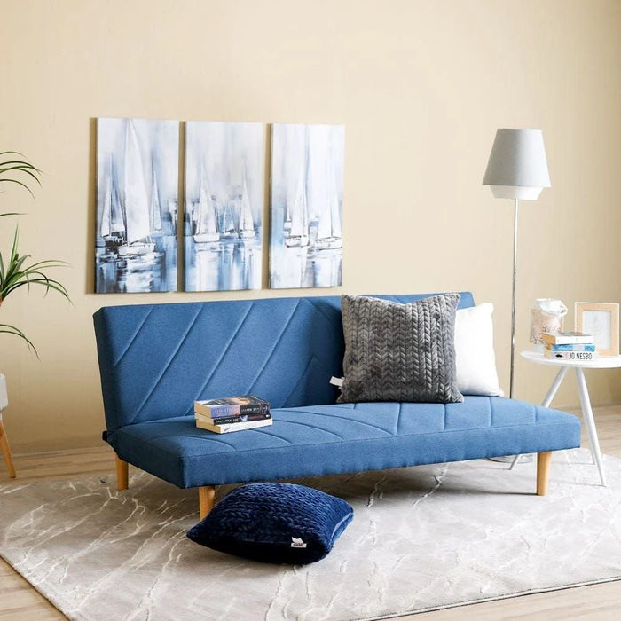 Eudora 3-Seater Fabric Sofa Bed