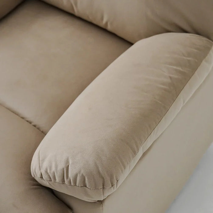 Benedict 1-Seater Fabric Recliner-Mocha