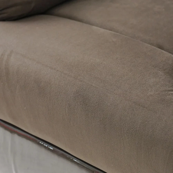 V2 Benedict 1 Seater Fabric Recliner-Chocolate