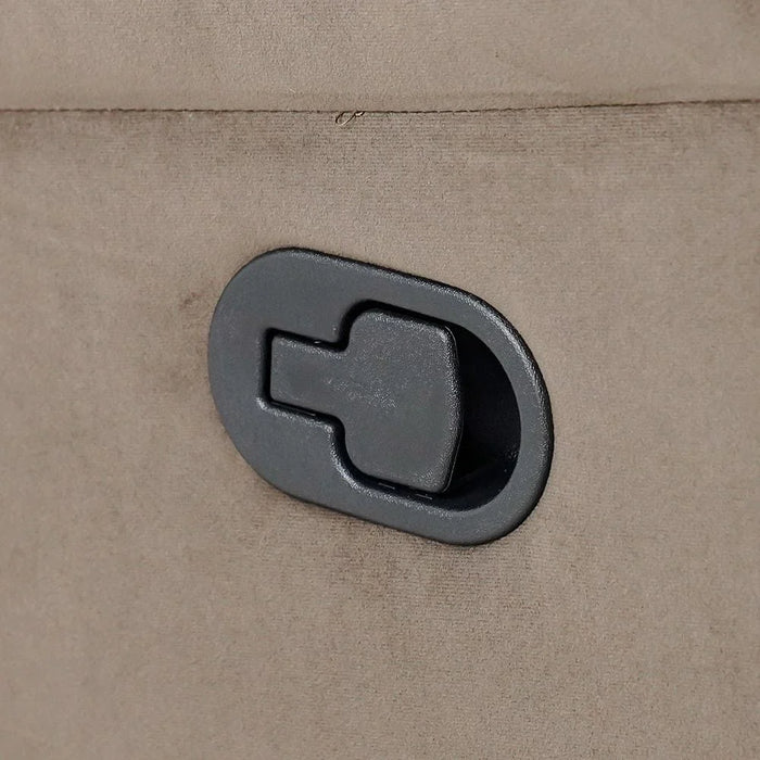 V2 Benedict 1 Seater Fabric Recliner-Chocolate