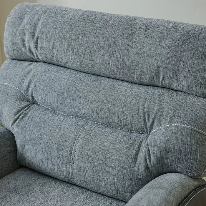 Holden 1-Seater Fabric Recliner - Grey - With 2-Year Warranty