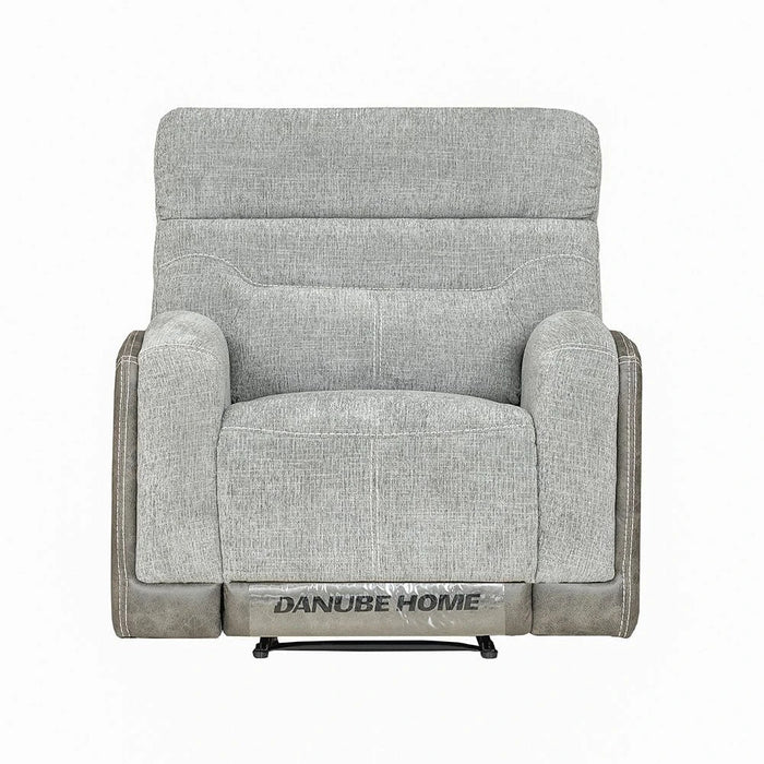 Holden 1-Seater Fabric Recliner - Grey - With 2-Year Warranty