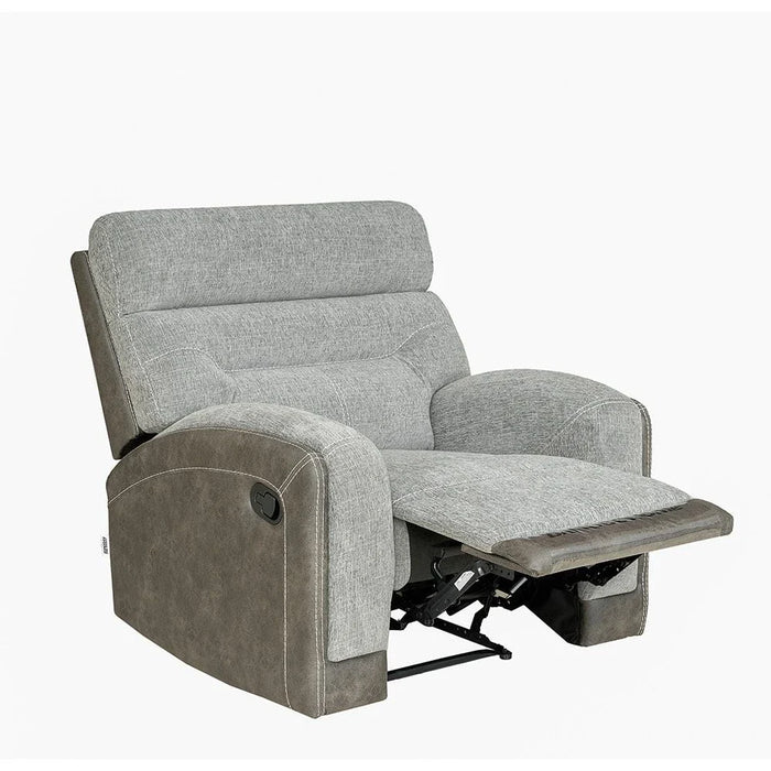 Holden 1-Seater Fabric Recliner - Grey - With 2-Year Warranty