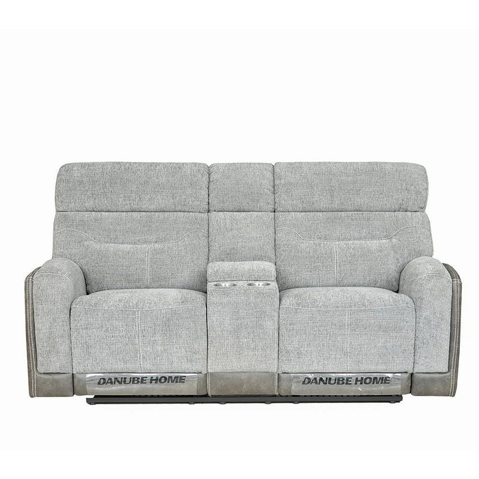 Holden 2-Seater Fabric Recliner - Grey - With 2-Year Warranty