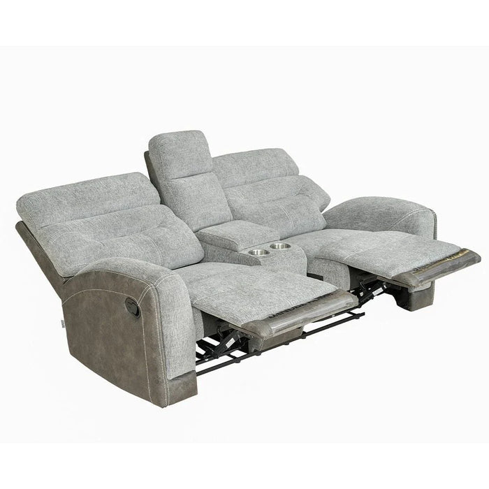 Holden 2-Seater Fabric Recliner - Grey - With 2-Year Warranty