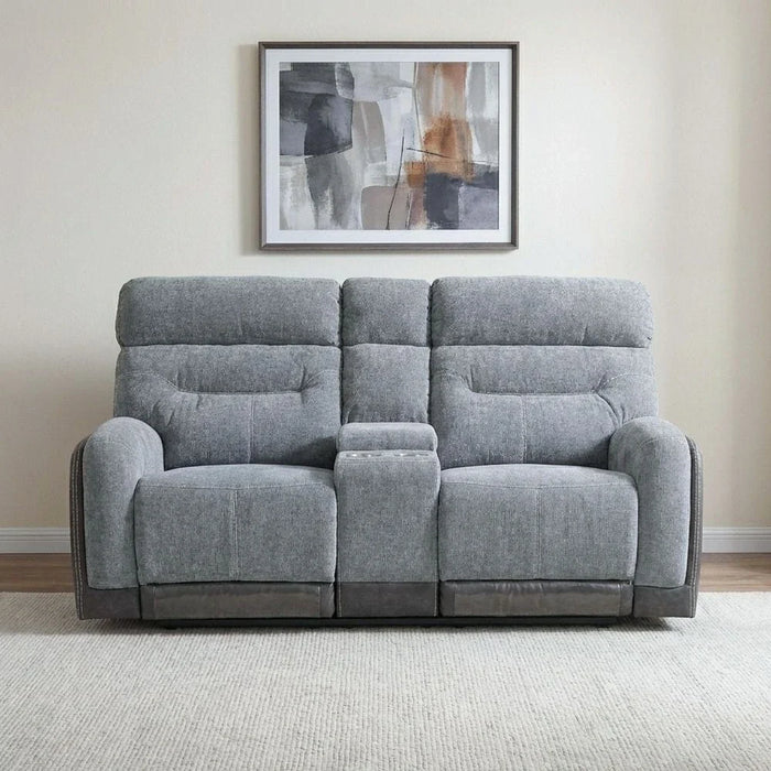 Holden 2-Seater Fabric Recliner - Grey - With 2-Year Warranty