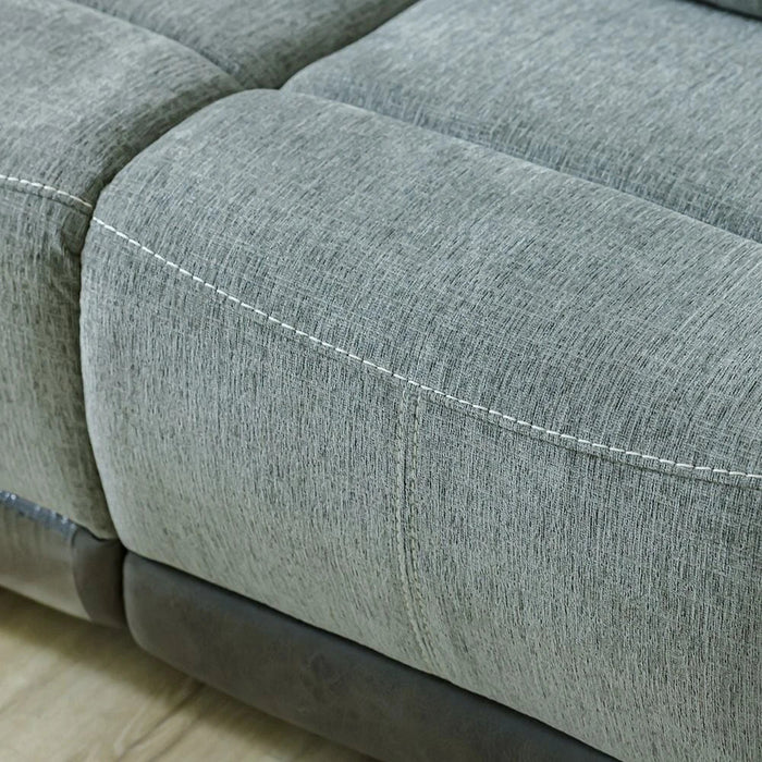 Holden 2-Seater Fabric Recliner - Grey - With 2-Year Warranty