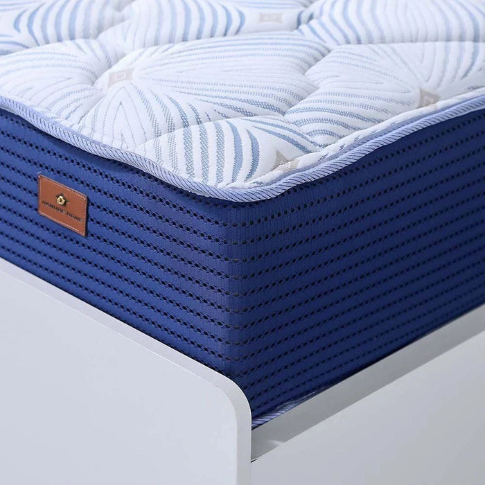 Gel Memory Foam with Pocket Spring Medium Soft Single Mattress-120x200x25 cm-With 10-Year Warranty