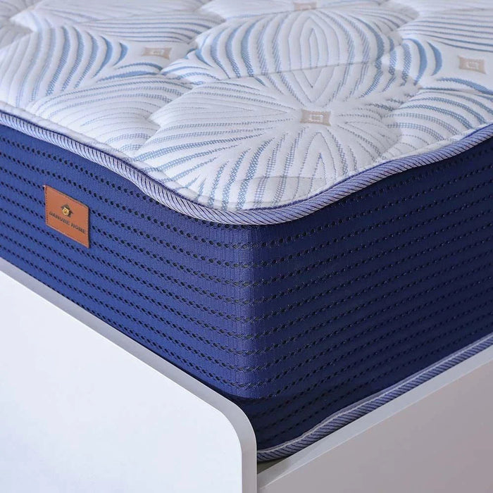 Gel Memory Foam with Pocket Spring Medium Soft Queen Mattress-160x200x25 cm-With 10-Year Warranty