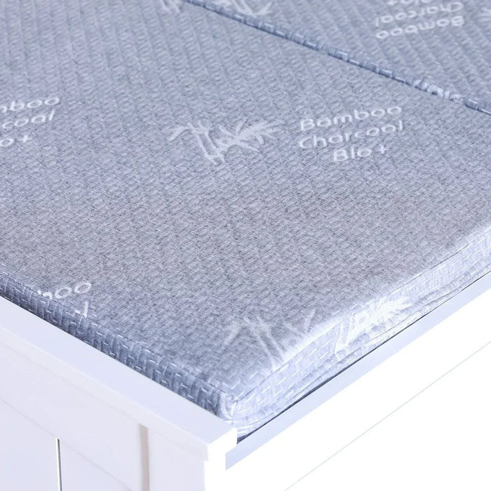 Houston Bamboo Foldable Foam Medium Firm Single Mattress-180x90x6 cm