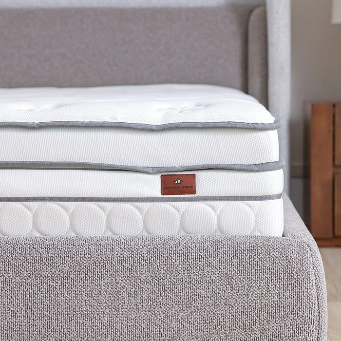 Five Star Pocket Spring & Gel Memory Foam Soft King Mattress-180x200x35 cm-With 10-Year Warranty