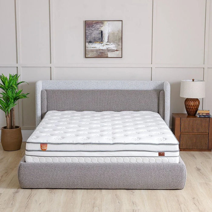 Five Star Pocket Spring & Gel Memory Foam Soft King Mattress-180x200x35 cm-With 10-Year Warranty