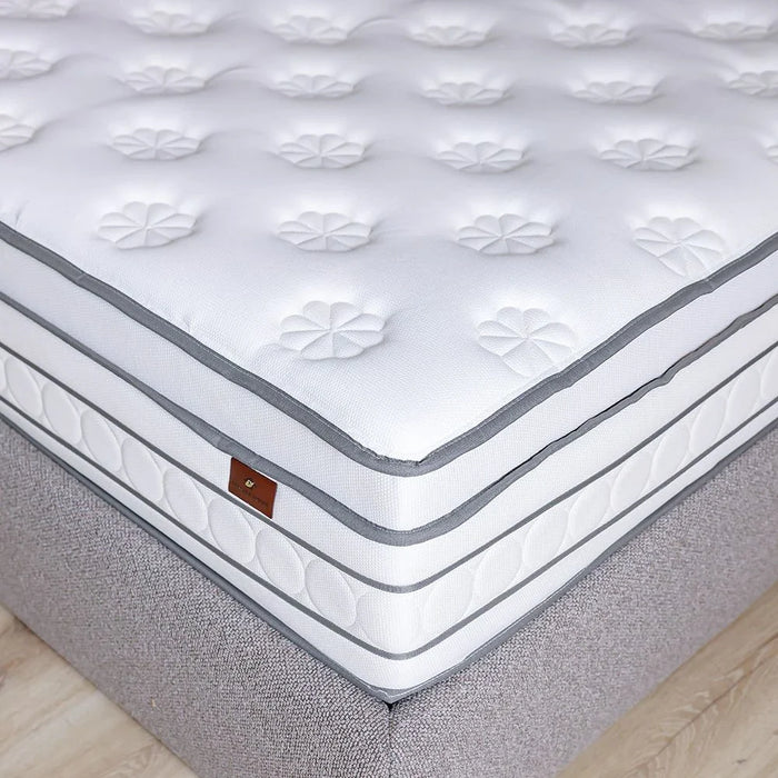Five Star Pocket Spring & Gel Memory Foam Soft Super King Mattress-200x200x35 cm-With 10-Year Warranty