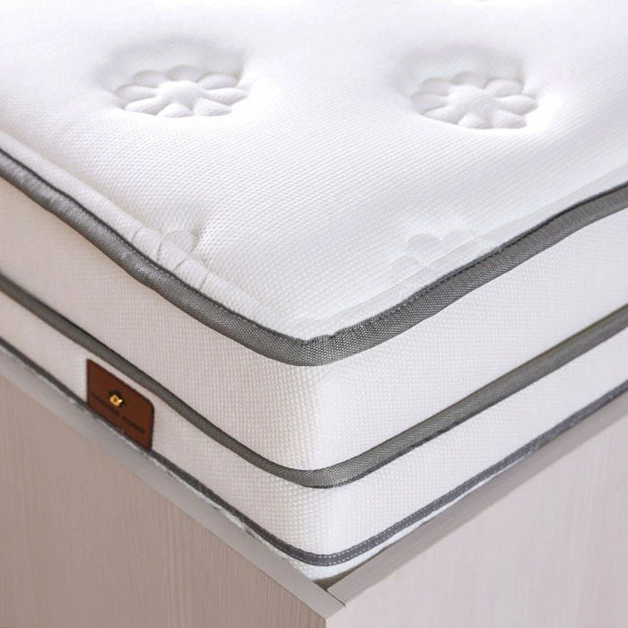 Five Star Pocket Spring & Gel Memory Foam Soft Super King Mattress-200x200x35 cm-With 10-Year Warranty