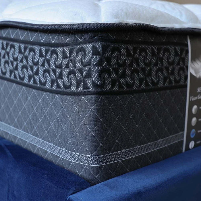 Sense Visco Gel Memory Foam Pocket Spring Single Mattress-120x200x32 cm-With 25-Years Warranty