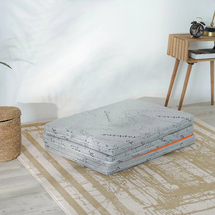 Houston Tri-Fold Single Mattress-180x90x6 cm- Graphene