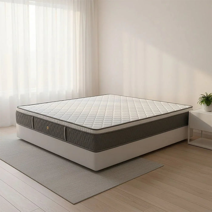 iSleep Bonnel Spring Mattress with 2 Pillow FreeÊ 180 X 210Ê x 22cmÊ- With 5-Year Warranty