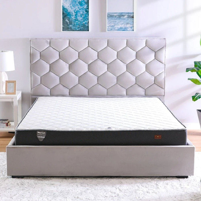 iSleep Bonnel Spring Mattress with 2 Pillow FreeÊ 200 X 200Ê x 22cmÊ- With 5-Year Warranty